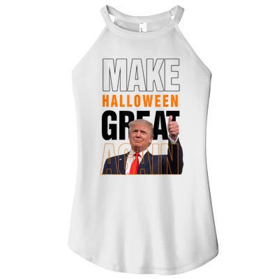 Trump Make Halloween Great Again Pro Trump 2024 Halloween Women's Perfect Tri Rocker Tank