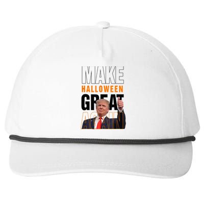 Trump Make Halloween Great Again Pro Trump 2024 Halloween Snapback Five-Panel Rope Hat