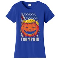 Trumpkin Make Halloween Great Again Patriotic Usa Distressed Gift Women's T-Shirt