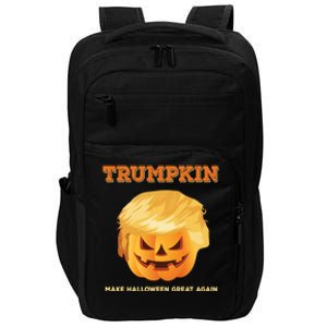 Trumpkin Make Halloween Great Again President Trump Pumpkin Cool Gift Impact Tech Backpack