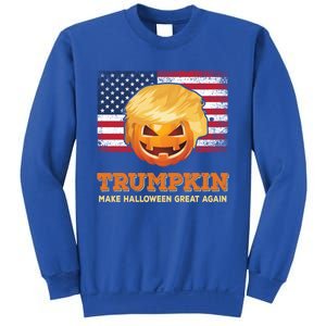 Trumpkin Make Halloween Great Again President Trump Pumpkin Gift Sweatshirt