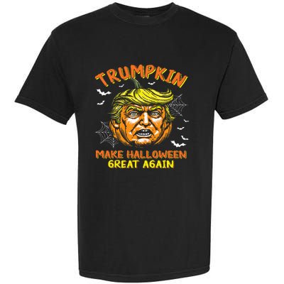 Trumpkin Make Halloween Great Again Funny Trump 2024 Usa Garment-Dyed Heavyweight T-Shirt