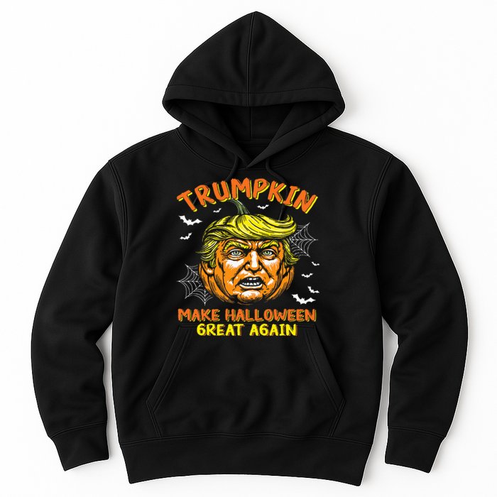 Trumpkin Make Halloween Great Again Funny Trump 2024 Usa Hoodie