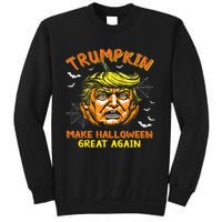 Trumpkin Make Halloween Great Again Funny Trump 2024 Usa Sweatshirt