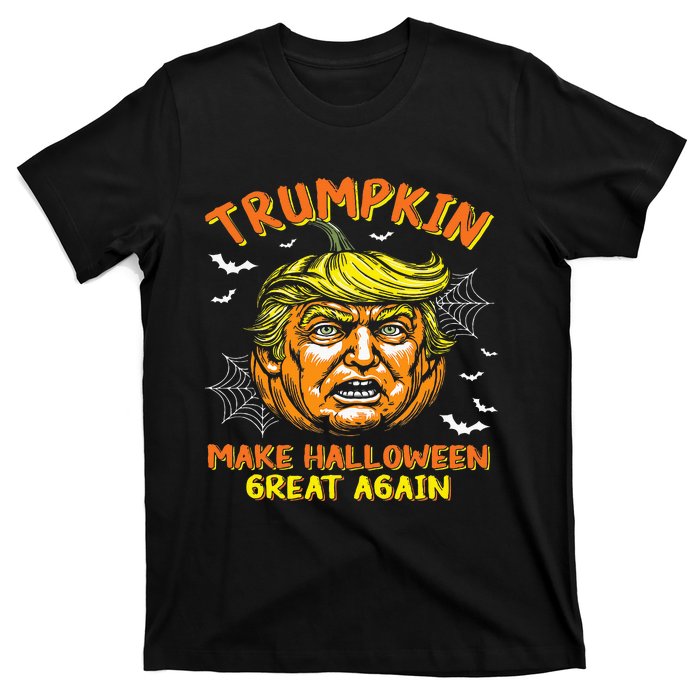 Trumpkin Make Halloween Great Again Funny Trump 2024 Usa T-Shirt