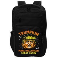 Trumpkin Make Halloween Great Again Funny Trump 2024 Usa Impact Tech Backpack