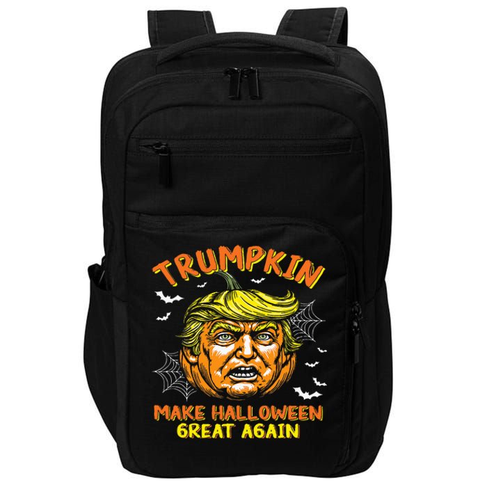 Trumpkin Make Halloween Great Again Funny Trump 2024 Usa Impact Tech Backpack