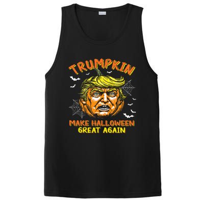 Trumpkin Make Halloween Great Again Funny Trump 2024 Usa PosiCharge Competitor Tank