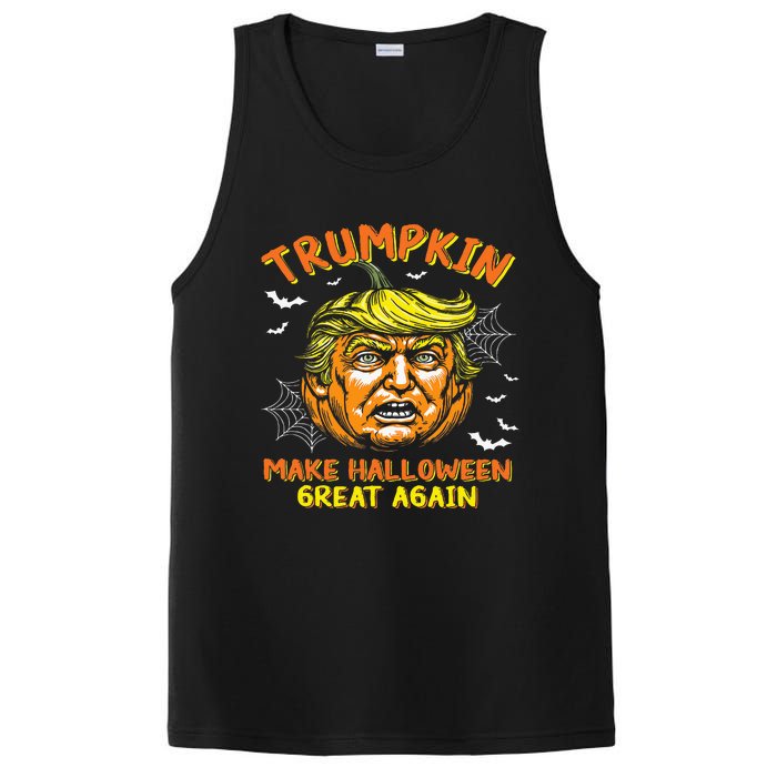 Trumpkin Make Halloween Great Again Funny Trump 2024 Usa PosiCharge Competitor Tank