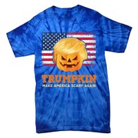 Trumpkin Make Halloween Great Again President Trump Pumpkin Gift Tie-Dye T-Shirt