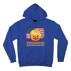 Trumpkin Make Halloween Great Again President Trump Pumpkin Gift Tall Hoodie