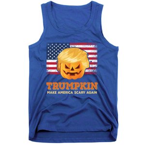 Trumpkin Make Halloween Great Again President Trump Pumpkin Gift Tank Top