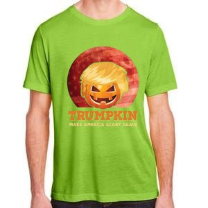 Trumpkin Make Halloween Great Again President Trump Pumpkin Gift Adult ChromaSoft Performance T-Shirt