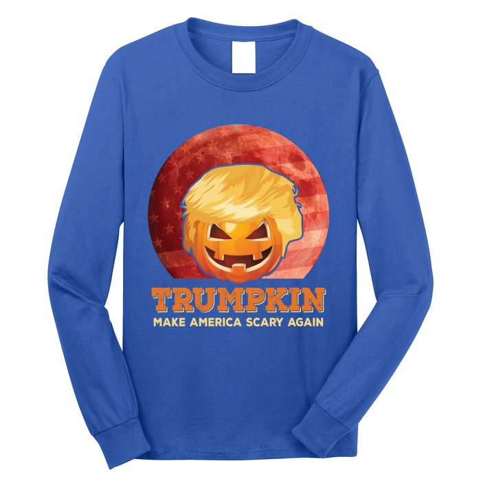 Trumpkin Make Halloween Great Again President Trump Pumpkin Gift Long Sleeve Shirt