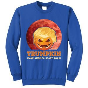 Trumpkin Make Halloween Great Again President Trump Pumpkin Gift Sweatshirt