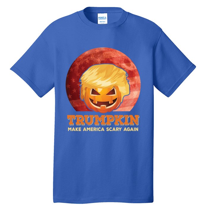 Trumpkin Make Halloween Great Again President Trump Pumpkin Gift Tall T-Shirt