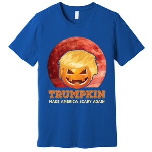 Trumpkin Make Halloween Great Again President Trump Pumpkin Gift Premium T-Shirt