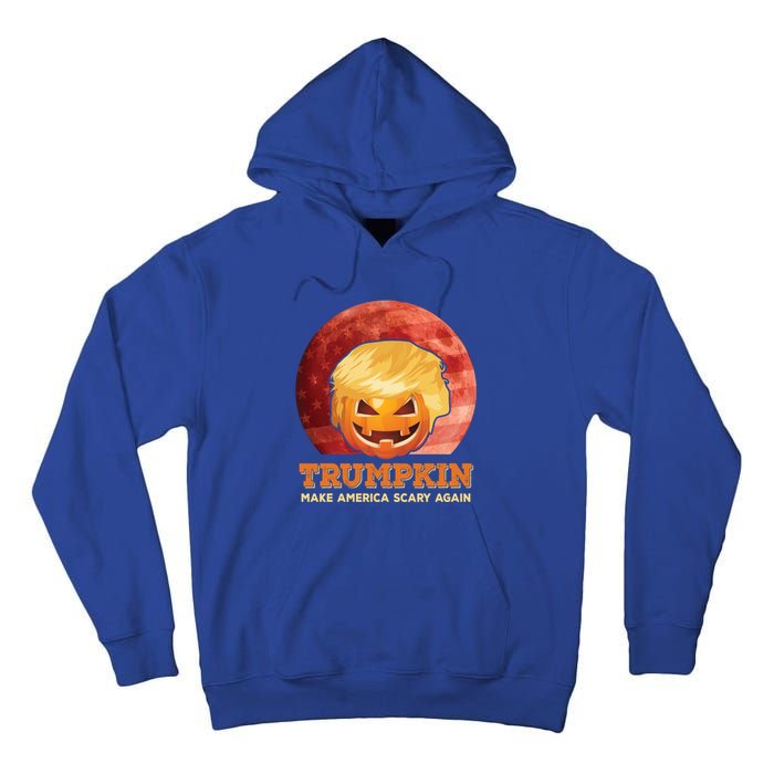 Trumpkin Make Halloween Great Again President Trump Pumpkin Gift Tall Hoodie