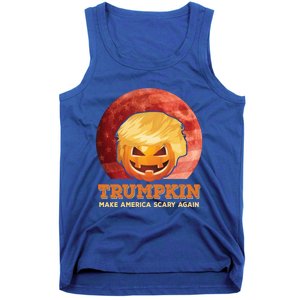 Trumpkin Make Halloween Great Again President Trump Pumpkin Gift Tank Top