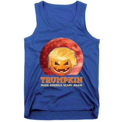 Trumpkin Make Halloween Great Again President Trump Pumpkin Gift Tank Top