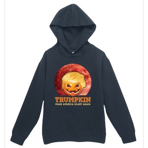 Trumpkin Make Halloween Great Again President Trump Pumpkin Gift Urban Pullover Hoodie