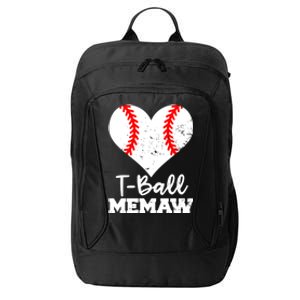 Tgiftball Memaw Heart Funny Tee Ball Memaw Gift City Backpack