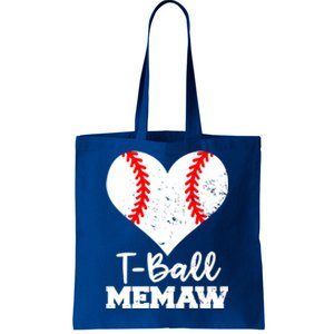 Tgiftball Memaw Heart Funny Tee Ball Memaw Gift Tote Bag