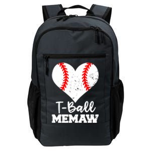 Tgiftball Memaw Heart Funny Tee Ball Memaw Gift Daily Commute Backpack