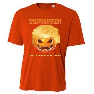 Trumpkin Make Halloween Great Again President Trump Pumpkin Great Gift Cooling Performance Crew T-Shirt