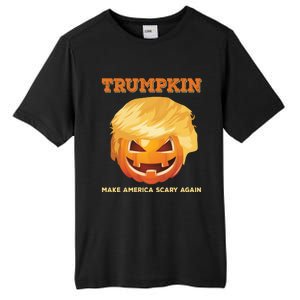 Trumpkin Make Halloween Great Again President Trump Pumpkin Great Gift Tall Fusion ChromaSoft Performance T-Shirt