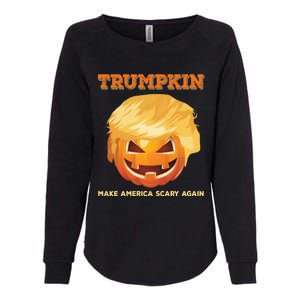 Trumpkin Make Halloween Great Again President Trump Pumpkin Great Gift Womens California Wash Sweatshirt