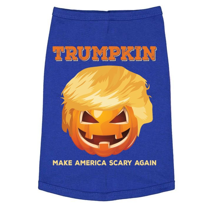 Trumpkin Make Halloween Great Again President Trump Pumpkin Great Gift Doggie Tank