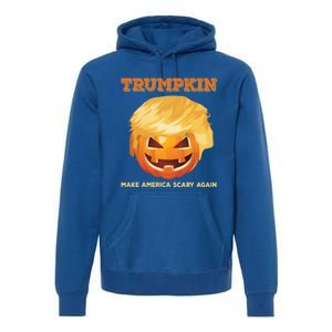 Trumpkin Make Halloween Great Again President Trump Pumpkin Great Gift Premium Hoodie