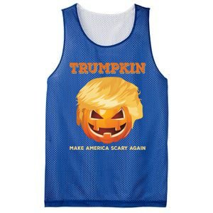 Trumpkin Make Halloween Great Again President Trump Pumpkin Great Gift Mesh Reversible Basketball Jersey Tank