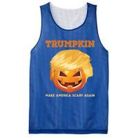 Trumpkin Make Halloween Great Again President Trump Pumpkin Great Gift Mesh Reversible Basketball Jersey Tank