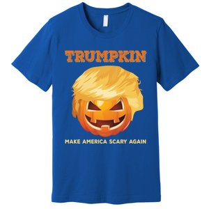 Trumpkin Make Halloween Great Again President Trump Pumpkin Great Gift Premium T-Shirt