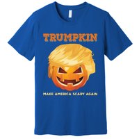 Trumpkin Make Halloween Great Again President Trump Pumpkin Great Gift Premium T-Shirt