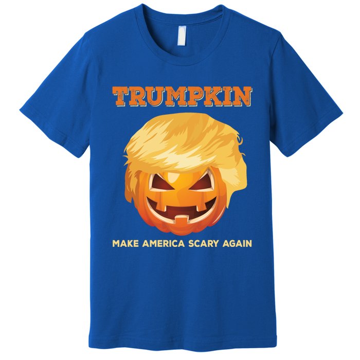 Trumpkin Make Halloween Great Again President Trump Pumpkin Great Gift Premium T-Shirt