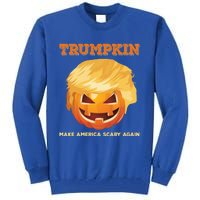 Trumpkin Make Halloween Great Again President Trump Pumpkin Great Gift Tall Sweatshirt