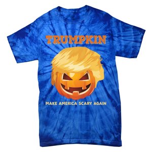 Trumpkin Make Halloween Great Again President Trump Pumpkin Great Gift Tie-Dye T-Shirt