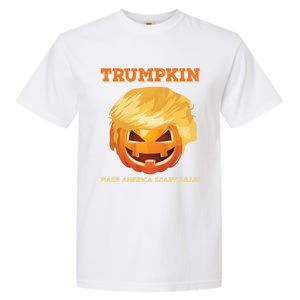 Trumpkin Make Halloween Great Again President Trump Pumpkin Great Gift Garment-Dyed Heavyweight T-Shirt