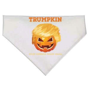 Trumpkin Make Halloween Great Again President Trump Pumpkin Great Gift USA-Made Doggie Bandana