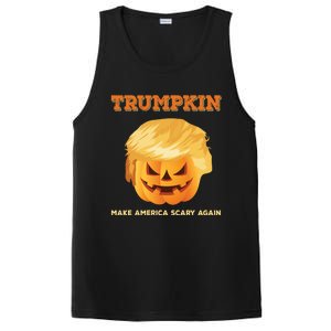 Trumpkin Make Halloween Great Again President Trump Pumpkin Meaningful Gift PosiCharge Competitor Tank