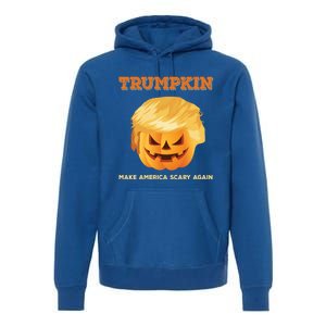 Trumpkin Make Halloween Great Again President Trump Pumpkin Meaningful Gift Premium Hoodie