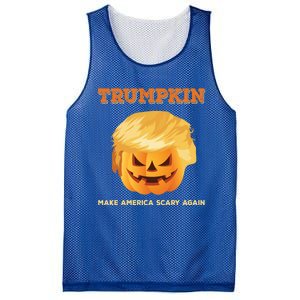 Trumpkin Make Halloween Great Again President Trump Pumpkin Meaningful Gift Mesh Reversible Basketball Jersey Tank