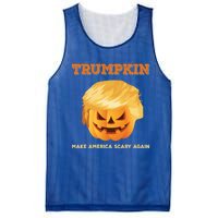 Trumpkin Make Halloween Great Again President Trump Pumpkin Meaningful Gift Mesh Reversible Basketball Jersey Tank