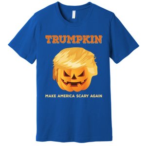 Trumpkin Make Halloween Great Again President Trump Pumpkin Meaningful Gift Premium T-Shirt