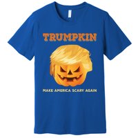 Trumpkin Make Halloween Great Again President Trump Pumpkin Meaningful Gift Premium T-Shirt