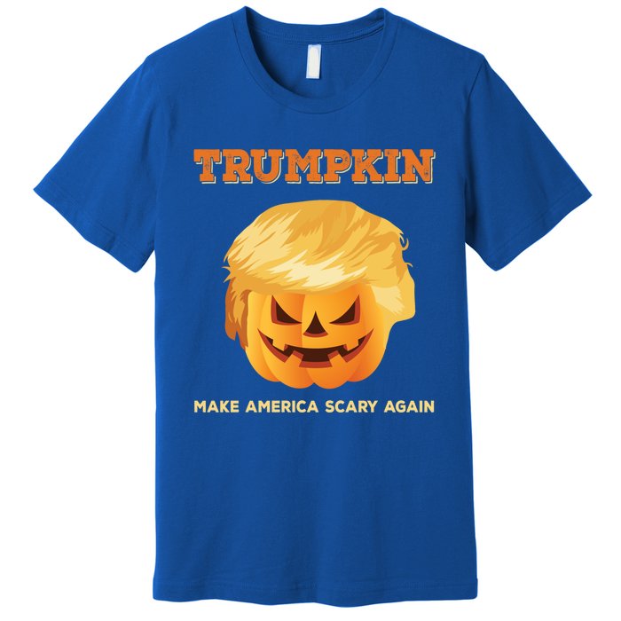 Trumpkin Make Halloween Great Again President Trump Pumpkin Meaningful Gift Premium T-Shirt