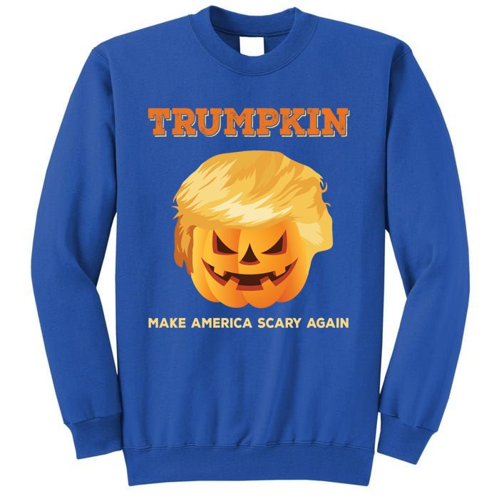 Trumpkin Make Halloween Great Again President Trump Pumpkin Meaningful Gift Tall Sweatshirt